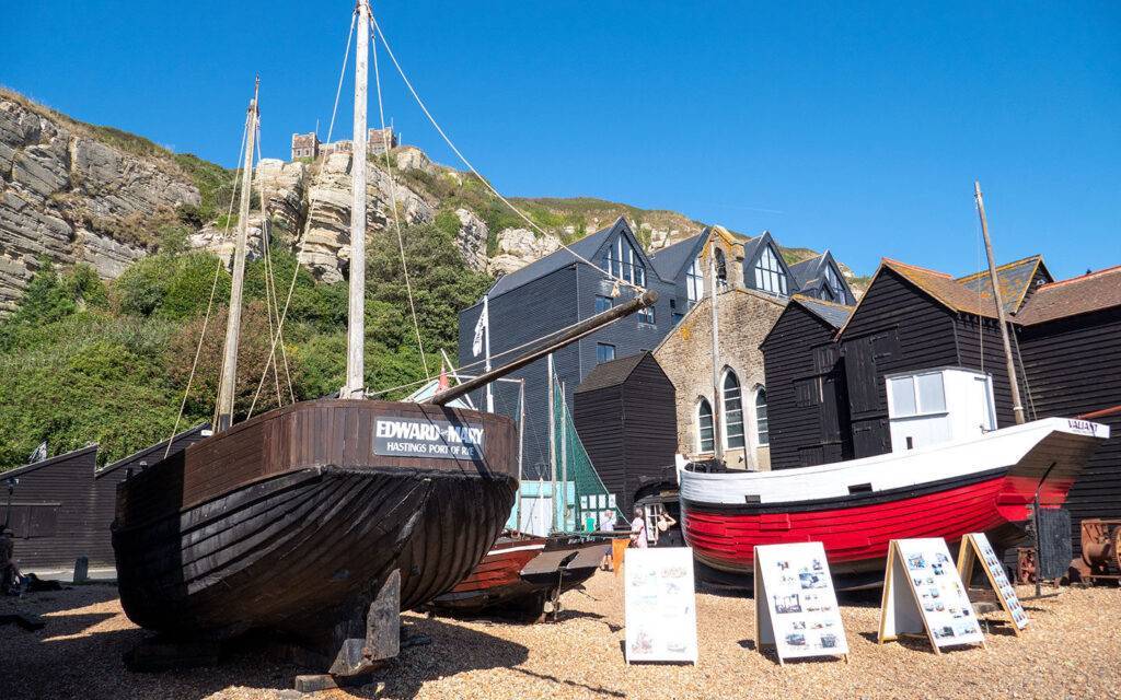 Hastings fishing huts