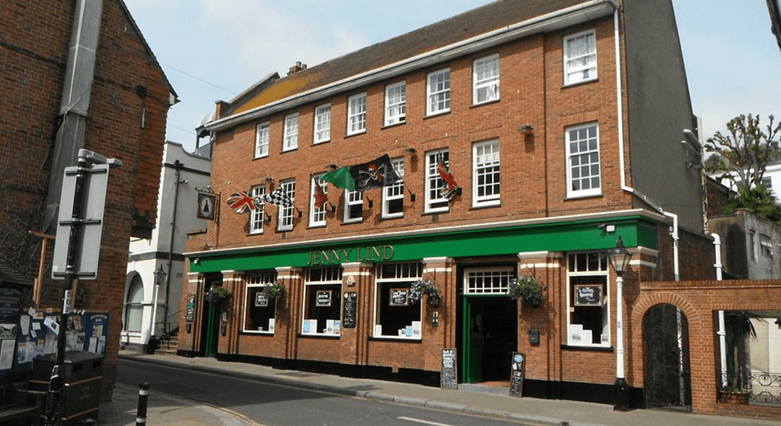 enny Lind Inn Hastings live music pub with cosy interior and welcoming garden