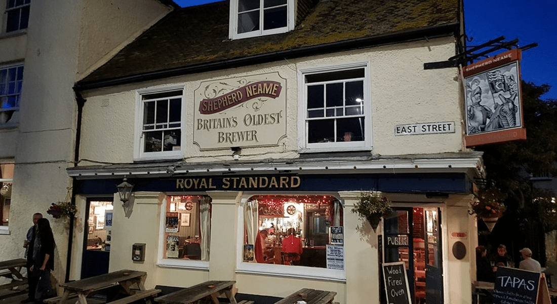 Royal Standard Hastings Old Town beach-adjacent pub with live music and garden seating