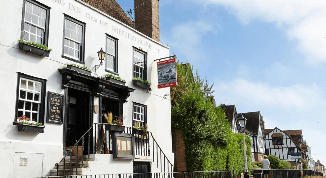 The Stag Inn Hastings Old Town historic pub with traditional character and local ales
