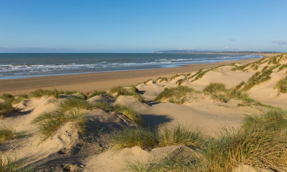 Golden sands at Camber